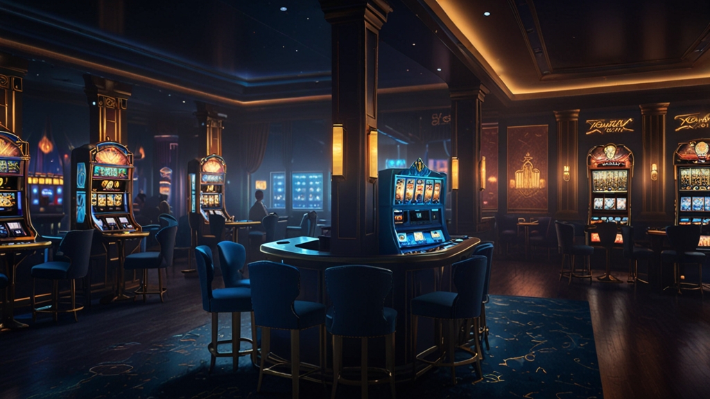 Promo-Code-Eingabe für Bestandskunden im dunklen Casino-Look