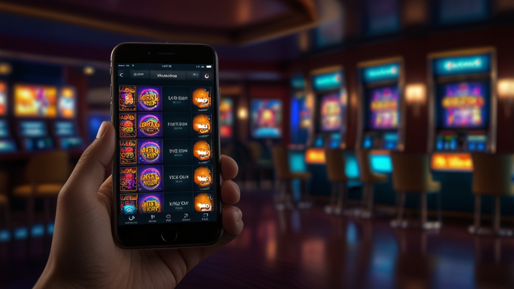 iPhone und Android mit unterschiedlichen Zugangswegen im Casino-Look